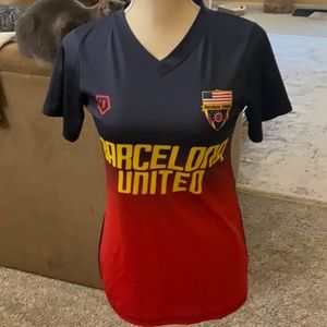 Ladies Size XS Barcelona United Jersey, Great Condition!